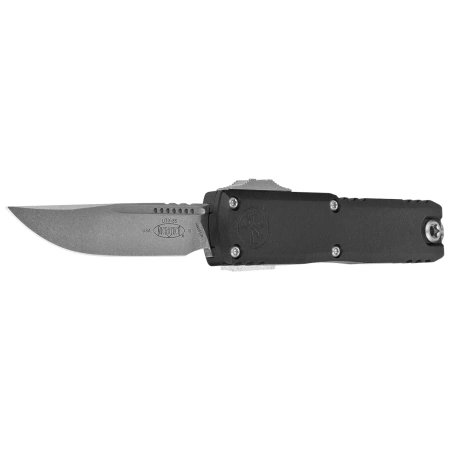 Microtech UTX-85 Gen IV S/E OTF Knife Black Aluminum, Stonewashed M390MK by Tony Marfione (12314-10)