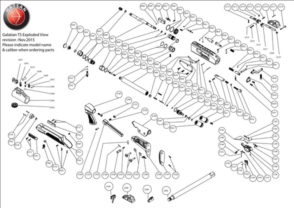 Hatsan Galatian Cartridge Cover: I - IV, TS, Auto 5 and 6, Tact Auto, Carabine, Gladius and BT65 SB-Elite, BT65 SB QE Carnivore, BT65 RB, BT65 RB-Elite