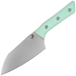 Microtech Santoku 6" Kitchen Knife Caribbean Blue G10, Stonewashed M390MK (3200-10CA)