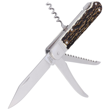 Mikov Fixir Imit. Dear Stag, Mirror hunting pocket knife (232-XH-4V Z)