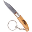 MAM Iberica Mini Keychain Knife, Light Beech Wood, Inox HW, Satin 420 (2000-LW)