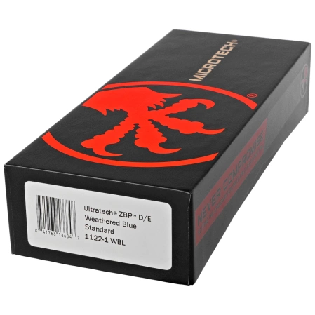 Microtech Ultratech Gen III ZBP D/E OTF Knife Cerakote Weathered Blue Aluminum, Cerakote Weathered Blue M390MK by Tony Marfione (1122-1WBL)