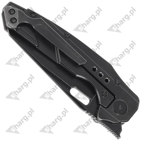 Bestech Nyxie Black Titanium/Carbon Fiber, Black Stonewashed CPM S35VN by Todd Knife and Tool Knife (BT2209D)