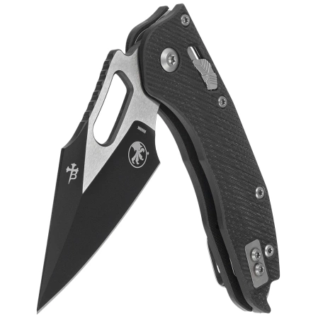 Nóż składany Microtech Stitch S/E Fluted Black G10, Black / Satin M390MK by Sebastijan Berenji and Tony Marfione (169RL-1FLGTBK)