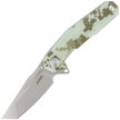 Kubey Carve KB237H Knife Digital Camo G10, Bead Blasted AUS-10