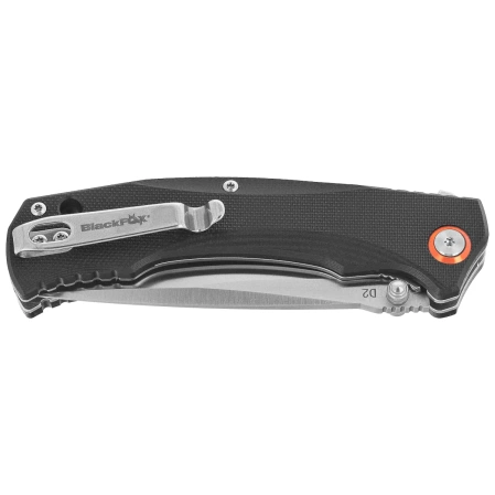 BlackFox Knife Spectrum Black G10, Satin D2 (BF-782 OR)