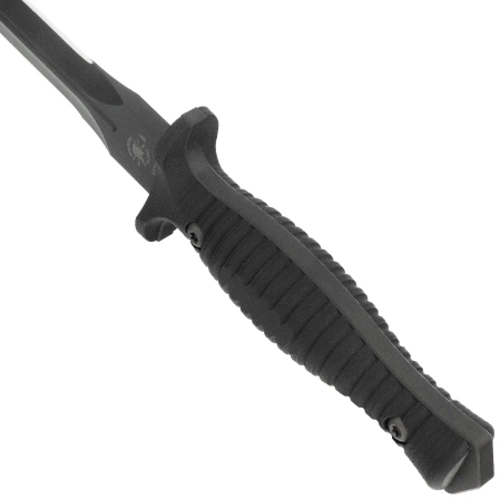 Spartan Blades George V-14 Dagger Knife Black G10, Black PVD MagnaCut by Les George (SB27BKBKKYBK)