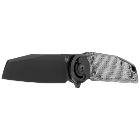 Fox Metamorphosis Black Micarta Knife, Black PVD M390 (FX-556-A2)
