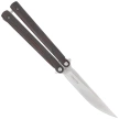 Martinez Albainox Balisong Knife Fine Wood, Satin 3Cr13Mov (02254)