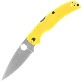 Spyderco Native Chief 2 Lightweight Salt Knife Yellow FRN, Satin MagnaCut by Sal Glesser (C244PYL)