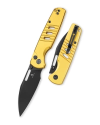 Bestechman Vector Knife Gold Aluminum, Black PVD D2 (BMK15E)