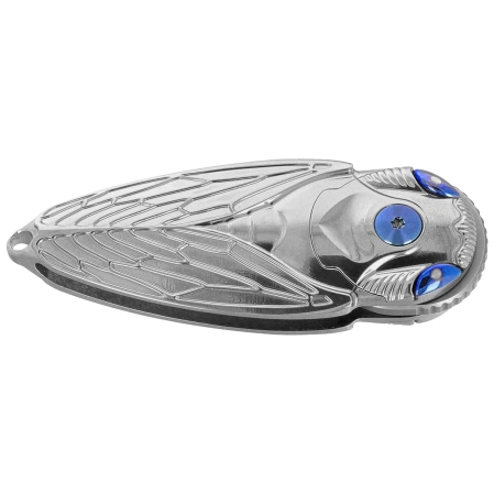 Rike Knife RK Cicada-P Grey Titanium, Bead Blasted M390