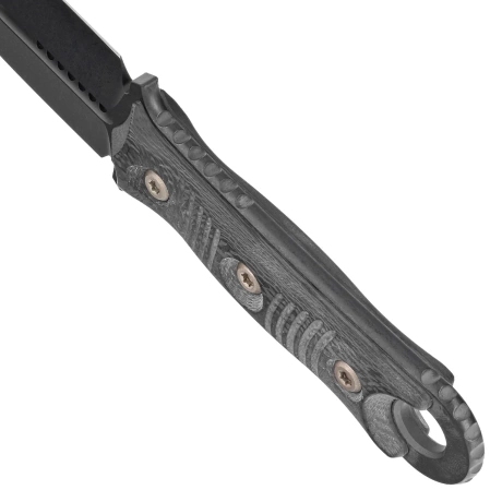 Microtech SBD D/E Signature Milled Carbon Fiber, DLC M390 by Borka Blades (201-1DLCCFS)