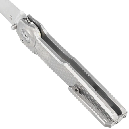 MKM Knife Miura Gray Titanium, Satin M390 by Simone Tonolli (MK MI-T)