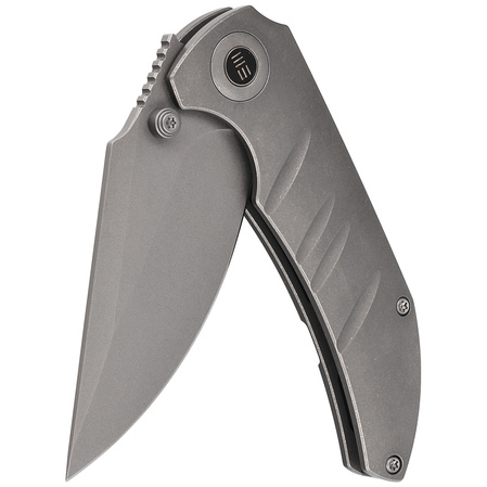 WE Knife Riff-Raff Gray Titanium, Gray Stonewashed CPM 20CV by Matthew Christensen (WE22020B-3)
