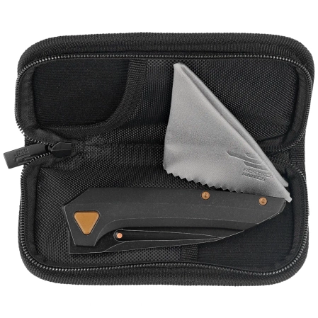 Bestech VK-Navi Knife Black Titanium, Black Stonewashed MagnaCut by Vulpex Knives (BT2404E)