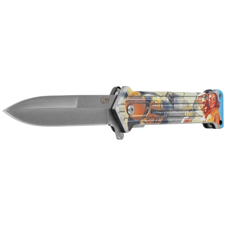 Herbertz CJH Pin Up Airplane Knife, Satin 420 (10000633)