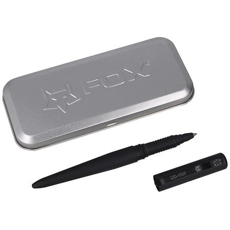 Fox MTD Mil-Tac Tactical Pen Black Aluminium by Allen Elishewitz (MTD B)