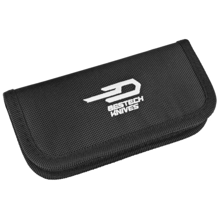 Nóż składany Bestech Buwaya Black Titanium, Black Stonewashed M390 by Kombou (BT2203C)