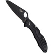 Nóż składany Spyderco Salt 2 FRN Black, Black Blade Plain H2 (C88PBBK2)