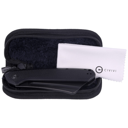 CIVIVI Bullmastiff Black Coarse G10, Black Stonewashed (C2006D)