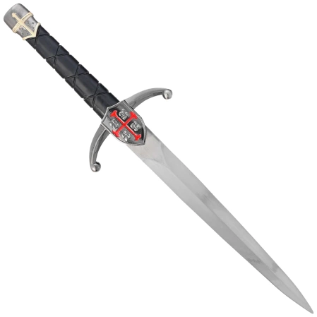 Sztylet Decor Habitat Templar Dagger Black ABS, Satin Stainless Steel (16759-1)