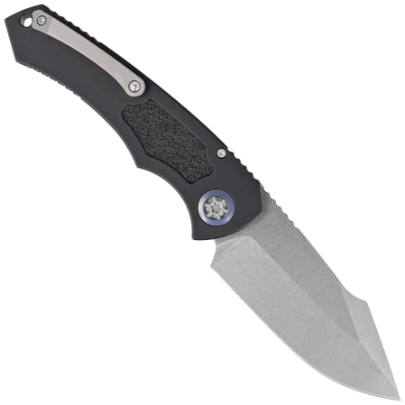 Nóż automatyczny Heretic Pariah Auto Black Aluminium, Stonewashed MagnaCut by Tony Marfione Jr.