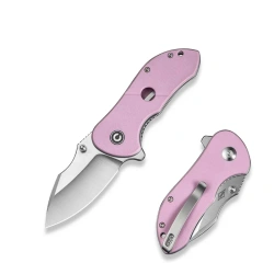 Civivi Gordo Knife Powder Pink G10, Satin D2 by Peter Carey (C22018C-4)
