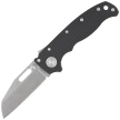 Demko AD20.5 Shark Foot Knife Black G10, Stonewashed CPM S35VN by Andrew Demko (205-S35-SFB)
