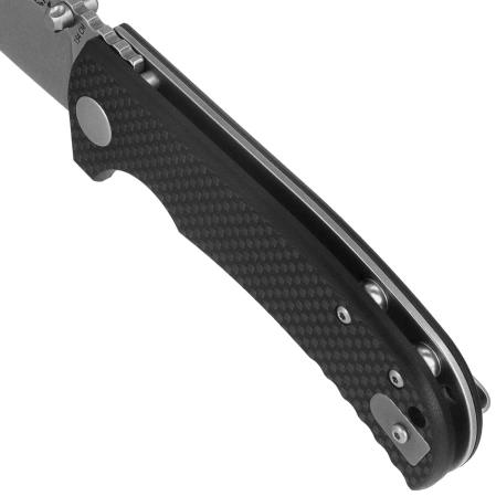 Nóż składany Spartan Blades Astor Black G10/Carbon Fiber, Tumbled CPM 154CM by Les George (SFBL8CF)