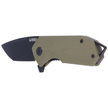 Kubey Knife Campe, Green G10, Dark Stonewashed D2 (KU203H)