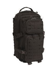 Mil-Tec US Black Laser Cut Assault Backpack SM (14002602)
