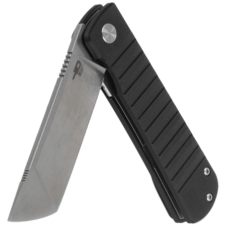 Nóż składany Bestech Titan Black G10, Stonewashed/Satin D2 by Keanu Alfaro (BG49A-1)