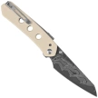 Nóż składany Civivi Vision FG Ivory G10, Damascus by Snecx Tan (C22036-DS1)