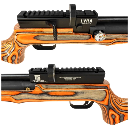 Reximex Lyra Orange Laminated 6.35mm PCP Air Rifle