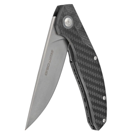 Viper Orso Carbon Fiber, Stonewashed Lohmann LO-QPM20-4 by Jens Ansø Knife (V5968FC)
