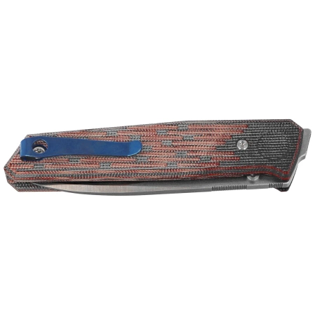 Nóż składany Reate PL-6 Red / Black Micarta, Satin Nitro-V (PL-6 RDBKM SAT)