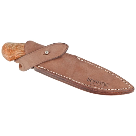 LionSteel Willy Natural Canvas, Satin M390 by Gianluigi ''Wilson'' Simonella Knife (WL1 CVN)