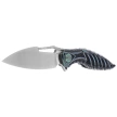 RikeKnife Thor6 Black / Green Titanium, Satin M390 (RK Thor6-M-BG))