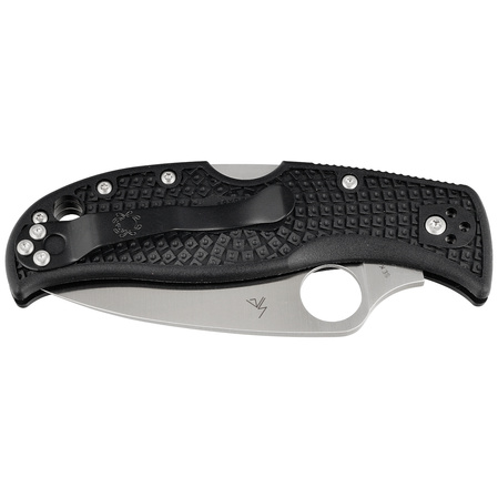 Spyderco LeafJumper Black FRN, Satin VG-10 by Sal Glesser (C262PBK)