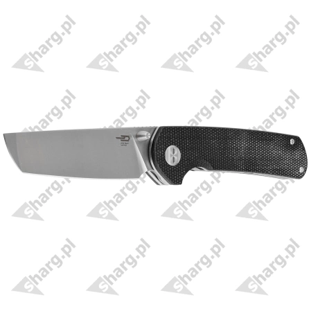 Bestech Sledgehammer Black Micarta, Satin / Stonewashed D2 knife (BG31C)