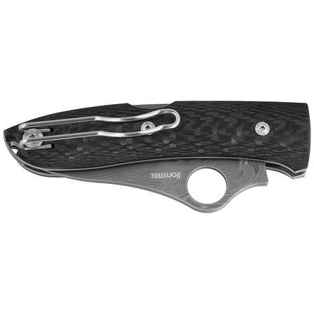 Nóż składany Spyderco SpyOpera Sprint Run Carbon Fiber, Damasteel Thor by Massimo Salice Sanna (C255CFPD)