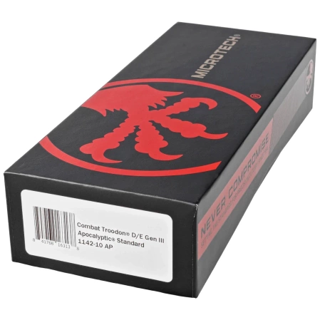 Nóż automatyczny OTF Microtech Combat Troodon Gen III D/E Black Aluminium, Apocalyptic M390MK by Tony Marfione (1142-10AP)