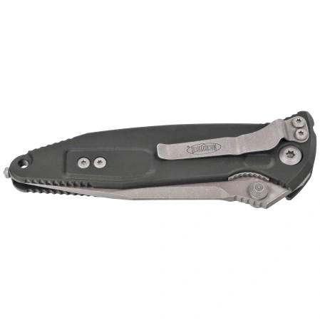 Microtech Socom Elite S/E-M Knife Woodland Aluminum, Apocalyptic P/S M390 by Tony Marfione (160-11APWL)