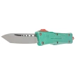 Nóż automatyczny OTF Microtech Combat Troodon T/E Bounty Hunter Signature Distressed Green Aluminium, Apocalyptic M390 by Tony Marfione (144-10BH)