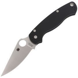 Nóż składany Spyderco Para Military 2 G-10 Black Plain (C81GP2)