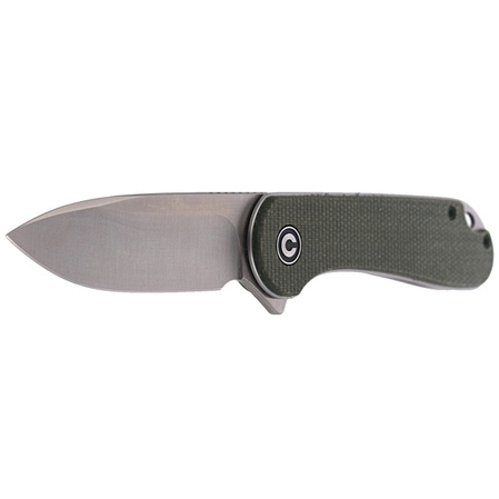 Nóż składany CIVIVI Elementum Flipper Dark Green Micarta, Satin Finish (C907T)