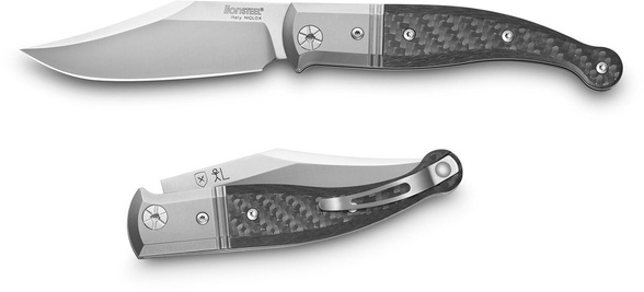 Nóż składany LionSteel Gitano Carbon Fibre, Satin Blade (GT01 CF)