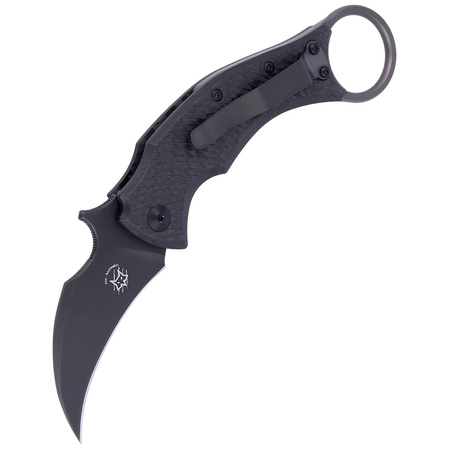Nóż składany FOX Karambit Black Bird by Bastinelli Carbon Fiber/Bronze Ti, PVD Elmax (FX-591 TiCBR)