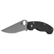 Spyderco Military 2 Knife Black G10, Satin CPM S30V by Sal, Eric Glesser (C36GPS2)
